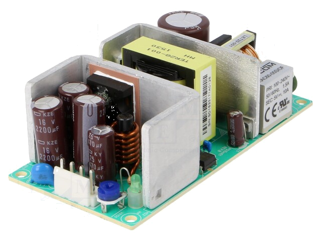 Voedingseenheid: schakelende; open; 50W; 127÷370VDC; 90÷264VAC Voedingseenheid: schakelende; open; 50W; 127÷370VDC; 90÷264VAC